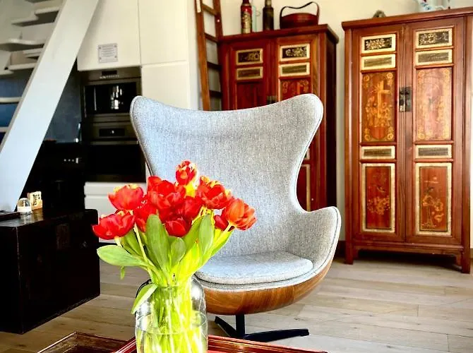 L'atique By Agelandkaai Be With Free Parking Apartamento Gante