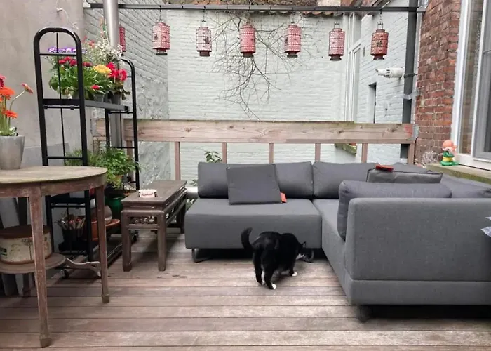 Apartamento L'atique By Agelandkaai Be With Free Parking Gante