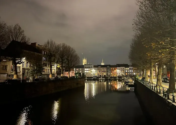 L'atique By Agelandkaai Be With Free Parking Apartamento Gante