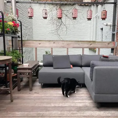 아파트 L'atique By Agelandkaai Be With Free Parking 헨트